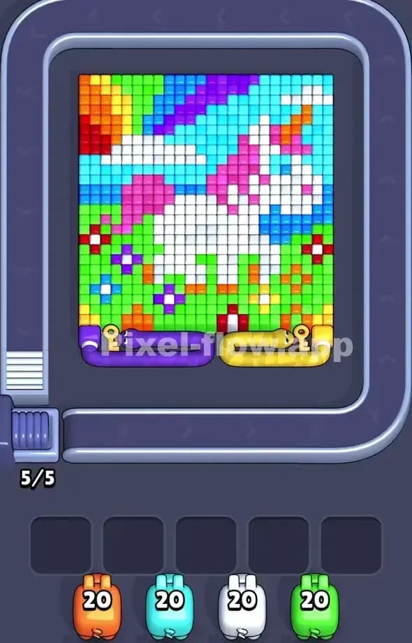 Pixel Flow Level 501 Screenshot
