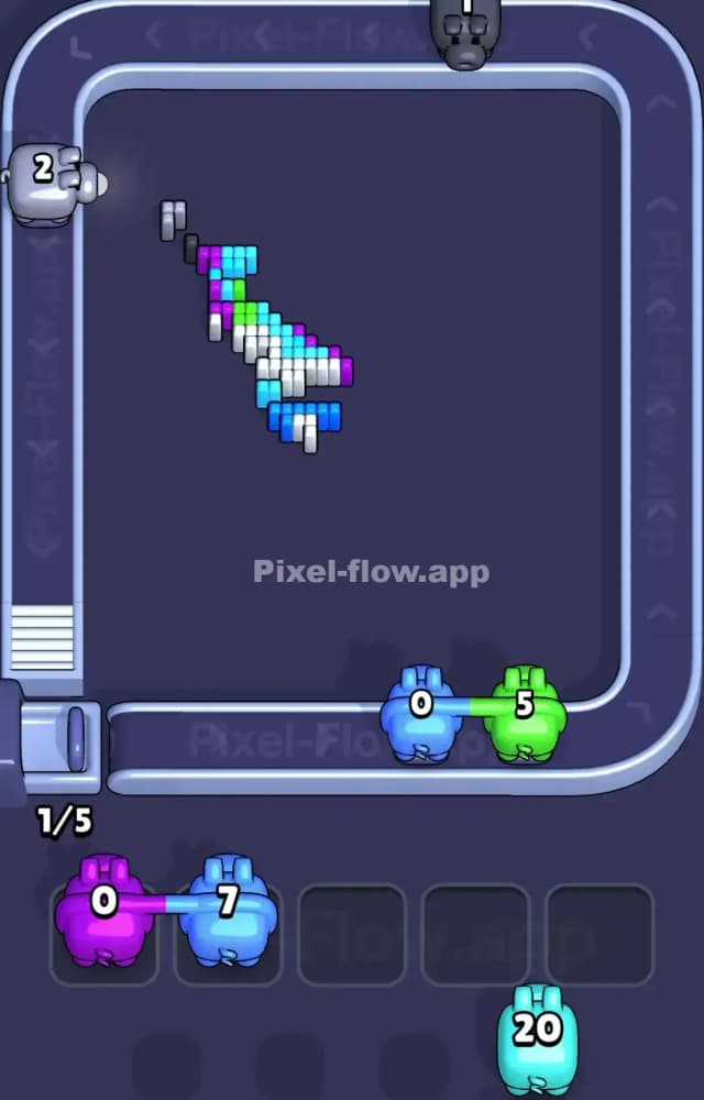 Pixel Flow Level 1224 Solution 3
