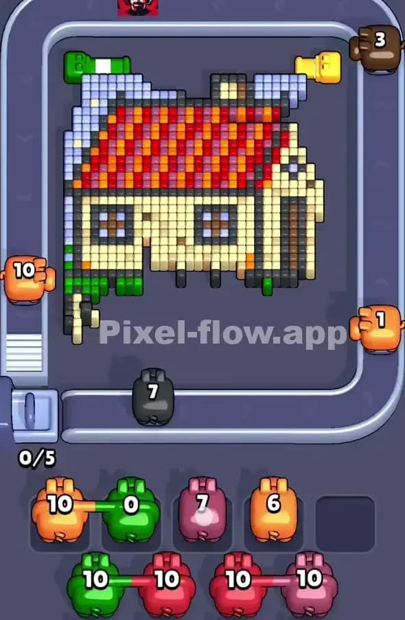 Pixel Flow Level 347 Solution 1