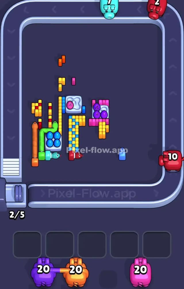 Pixel Flow Level 796 Solution 3