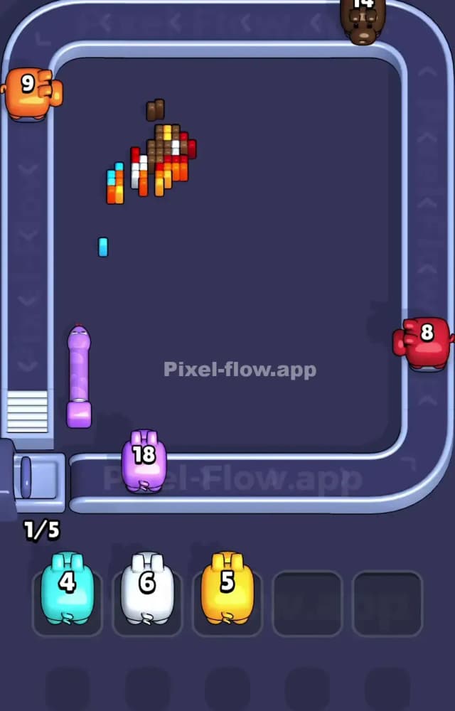 Pixel Flow Level 1027 Solution 3
