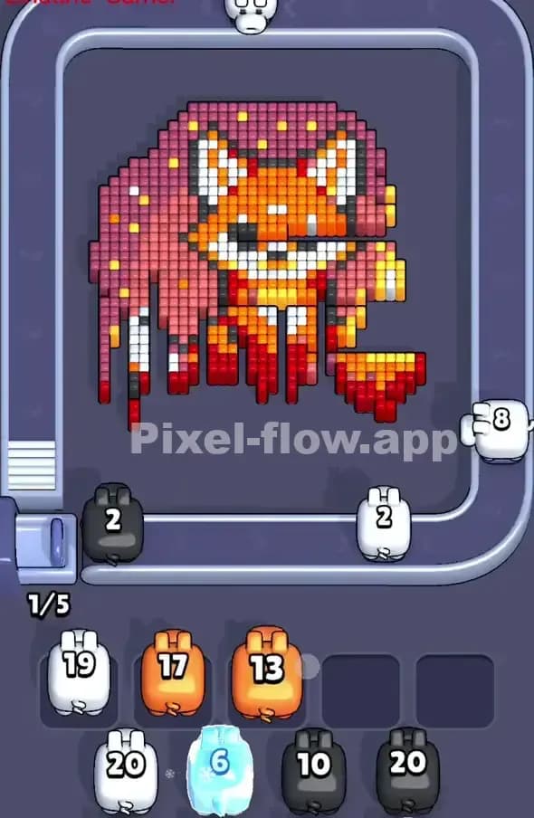 Pixel Flow Level 410 Solution 1