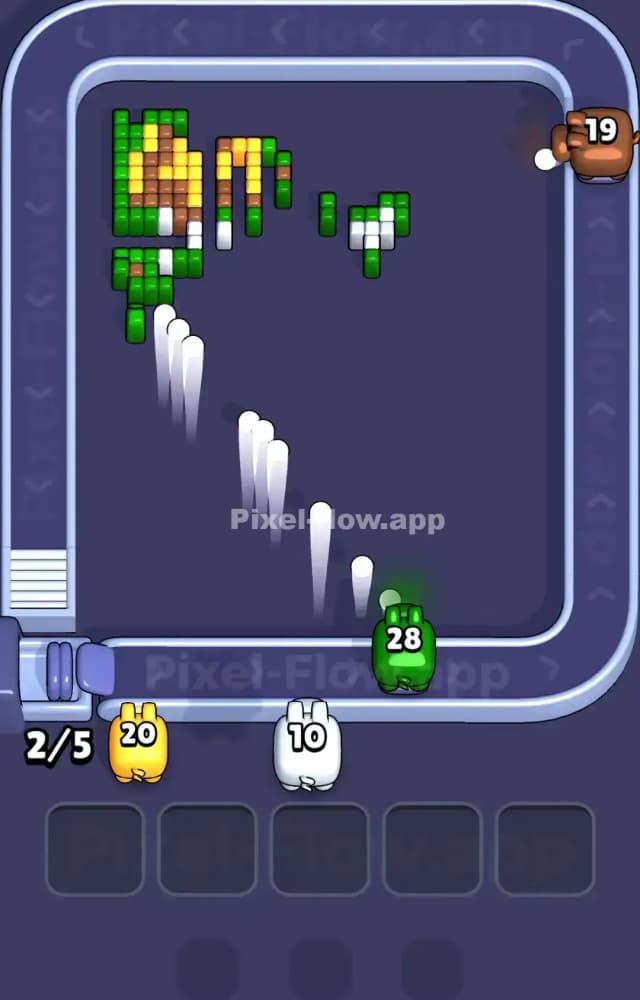 Pixel Flow Level 1021 Solution 3
