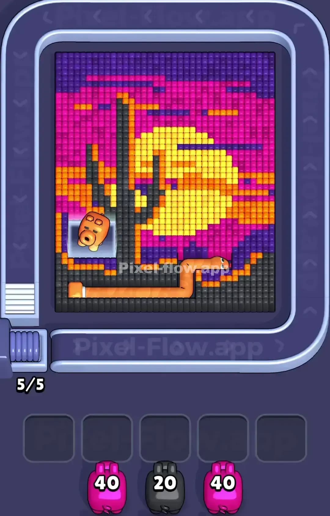 Pixel Flow Level 1086 Screenshot