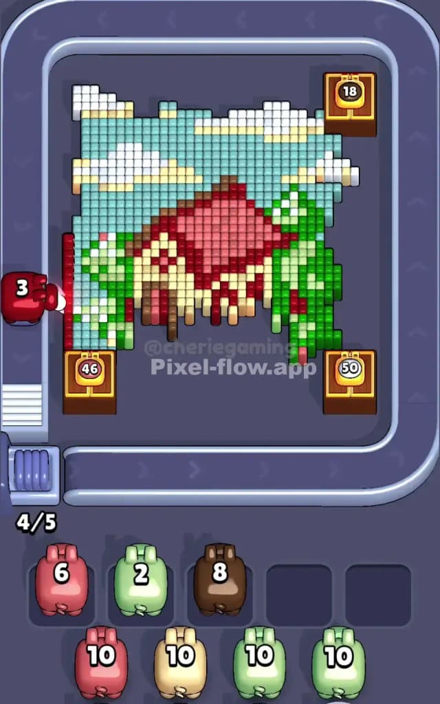 Pixel Flow Level 567 Solution 1