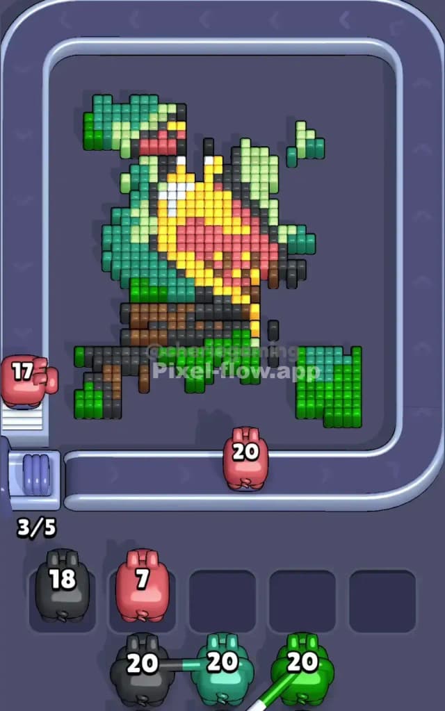 Pixel Flow Level 620 Solution 2