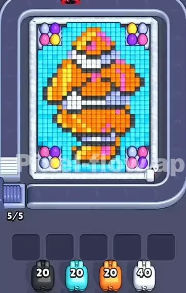 Pixel Flow Level 334 Gameplay