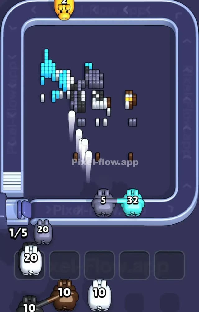 Pixel Flow Level 1227 Solution 3