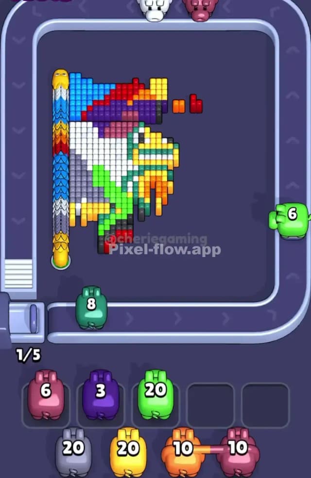 Pixel Flow Level 1610 Solution 2