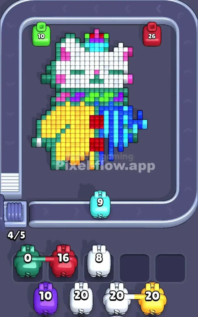 Pixel Flow Level 84 Solution 1