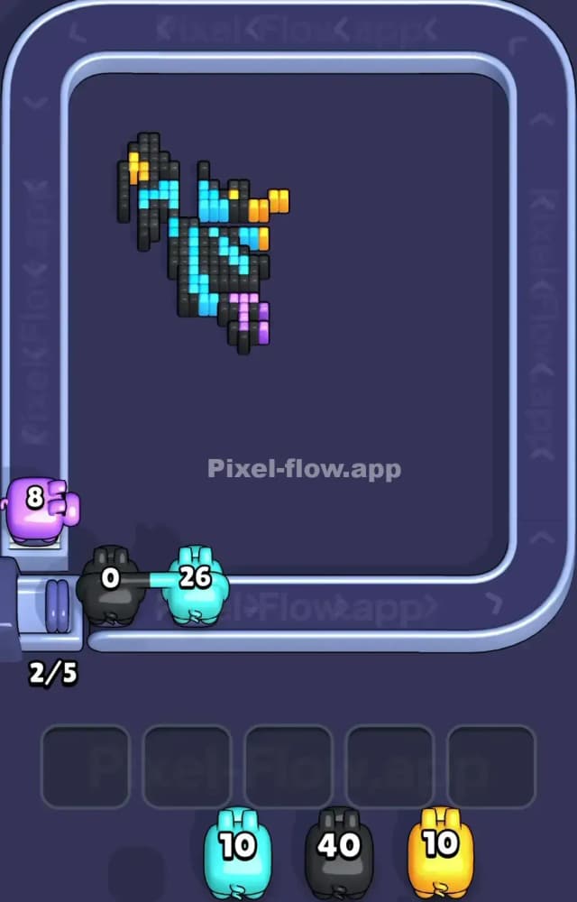Pixel Flow Level 1175 Solution 3