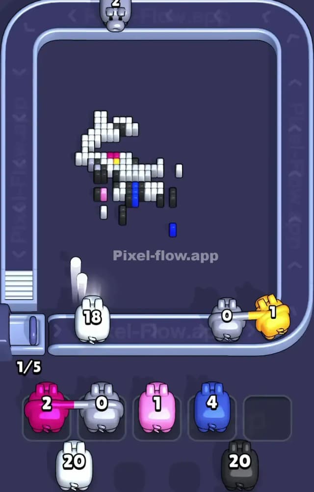 Pixel Flow Level 1432 Solution 3
