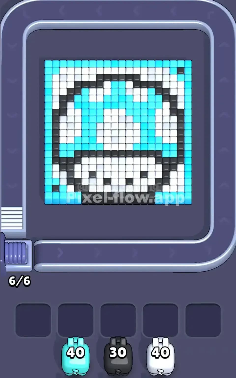 Pixel Flow Level 6 Screenshot