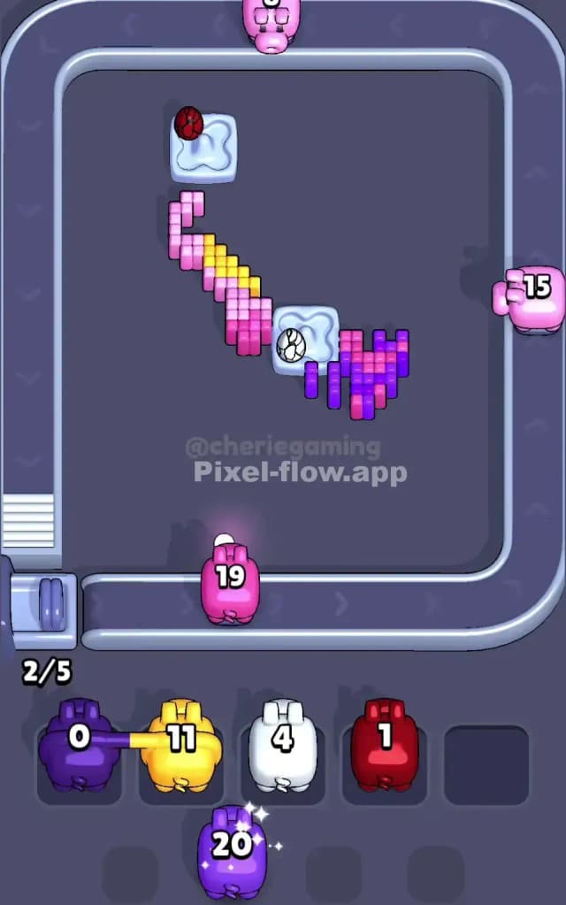 Pixel Flow Level 598 Solution 3