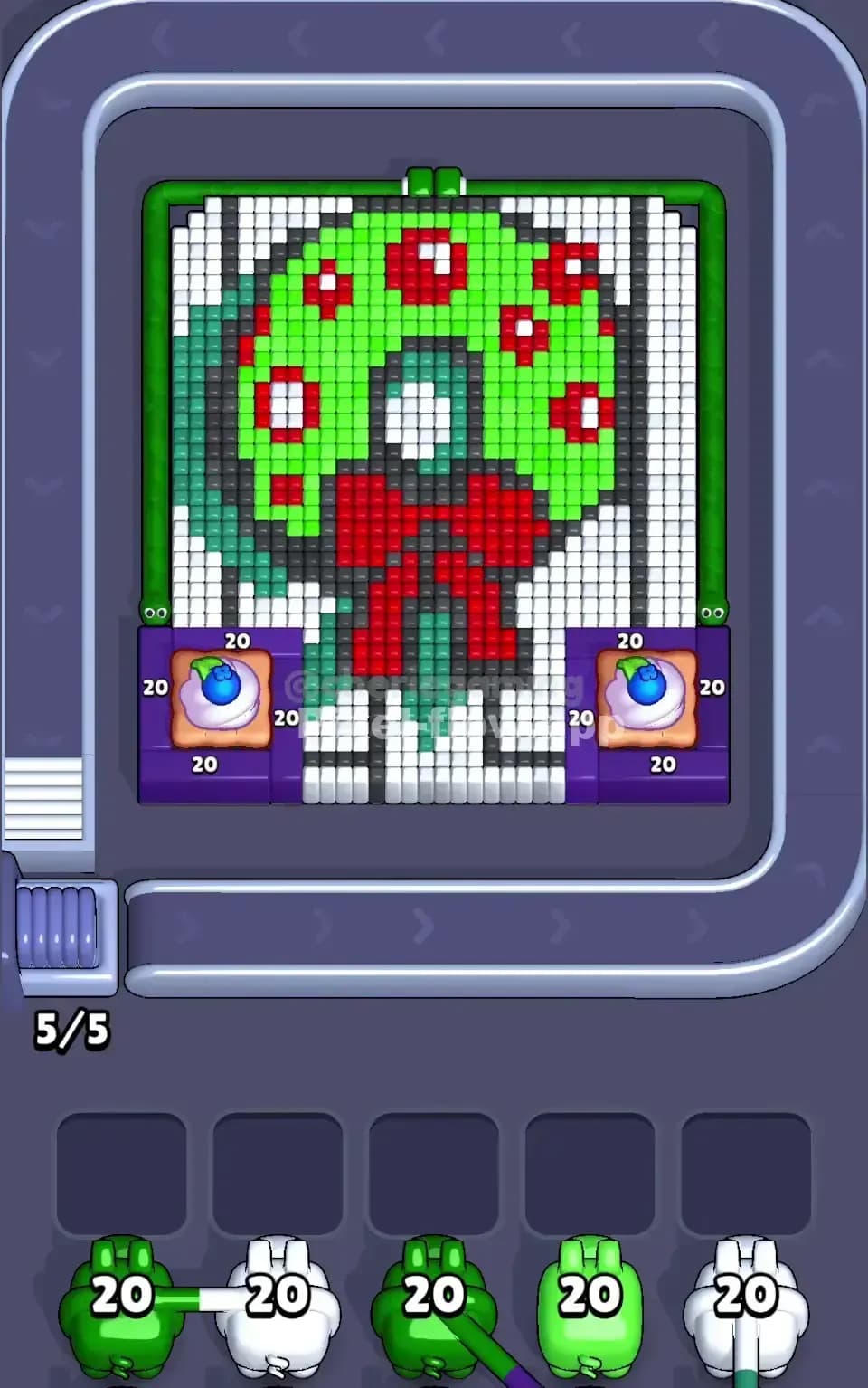 Pixel Flow Level 664 Screenshot