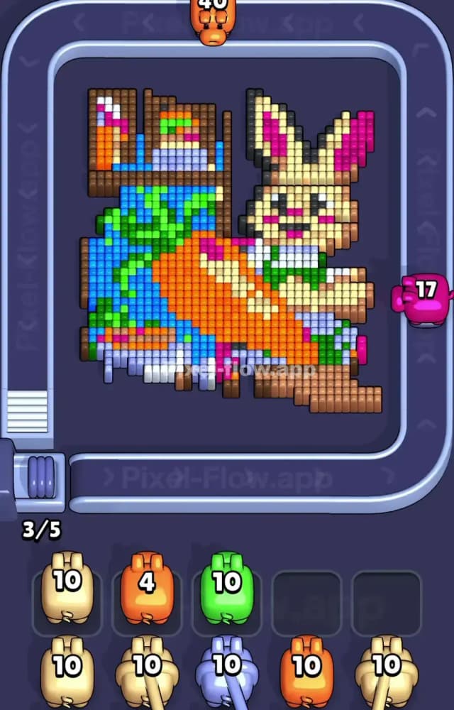 Pixel Flow Level 1287 Solution 1