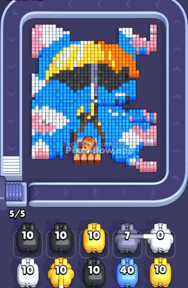 Pixel Flow Level 1623 Solution 1