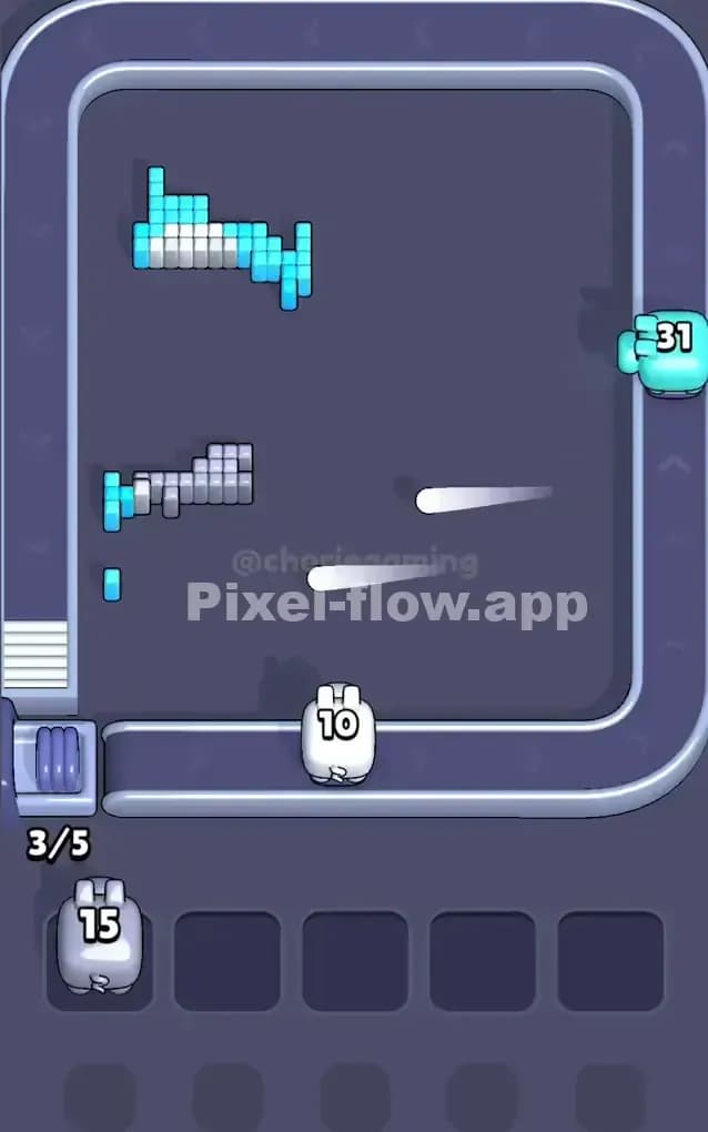 Pixel Flow Level 257 Solution 3