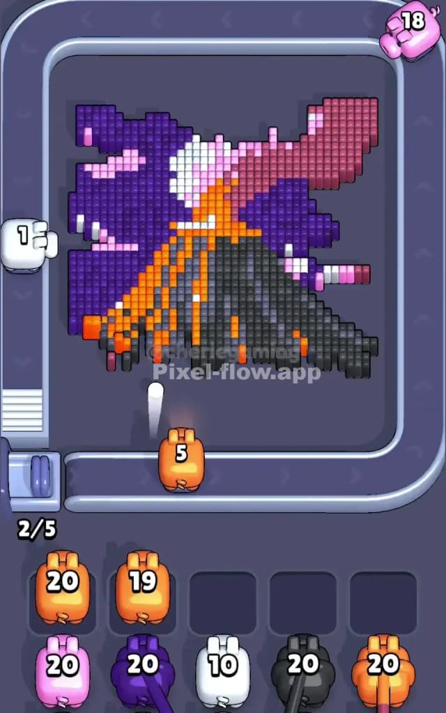 Pixel Flow Level 324 Solution 1