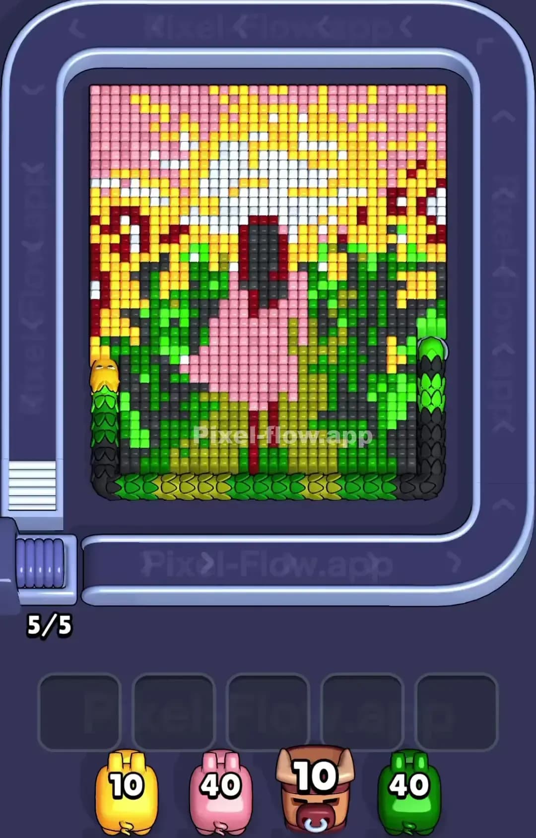 Pixel Flow Level 1376 Screenshot