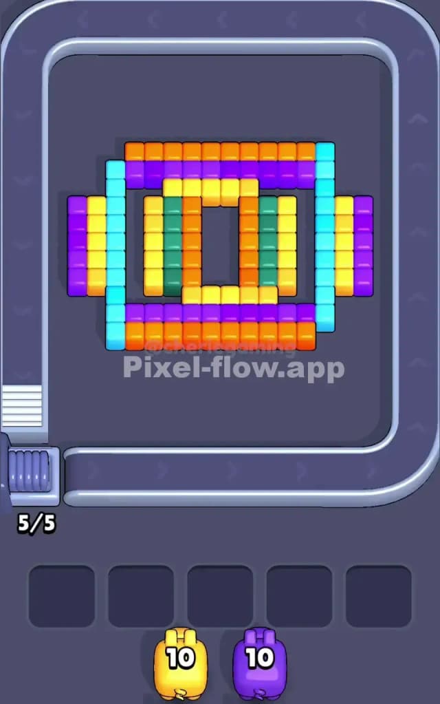 Pixel Flow Level 14 Solution 1