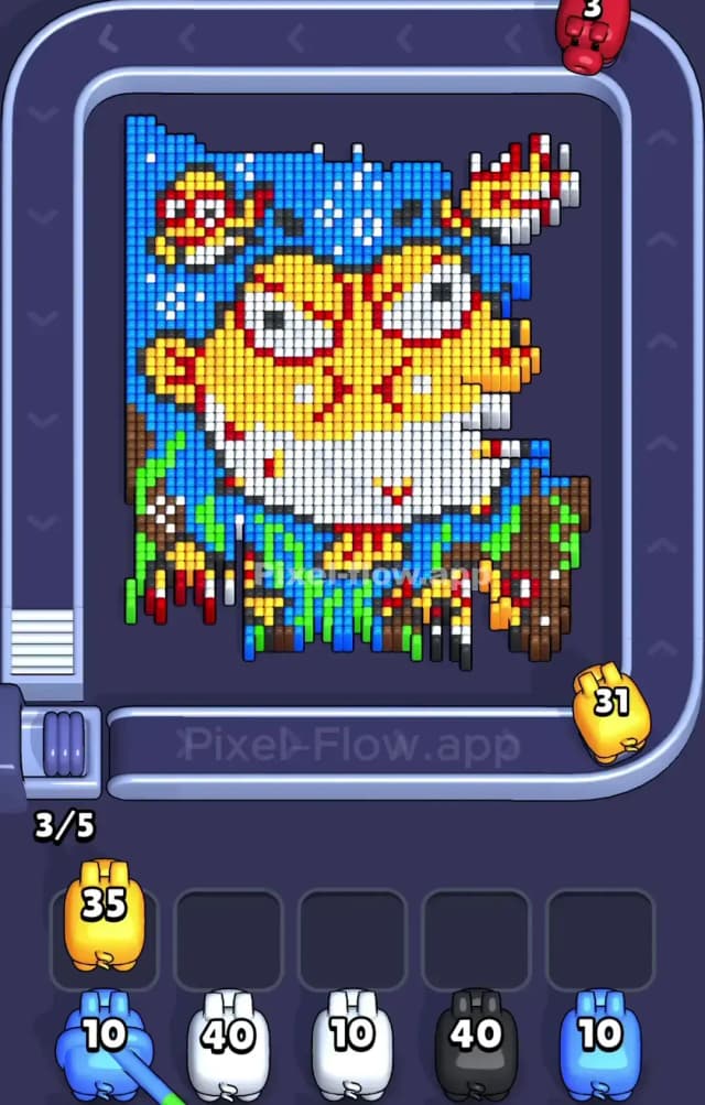 Pixel Flow Level 957 Solution 1