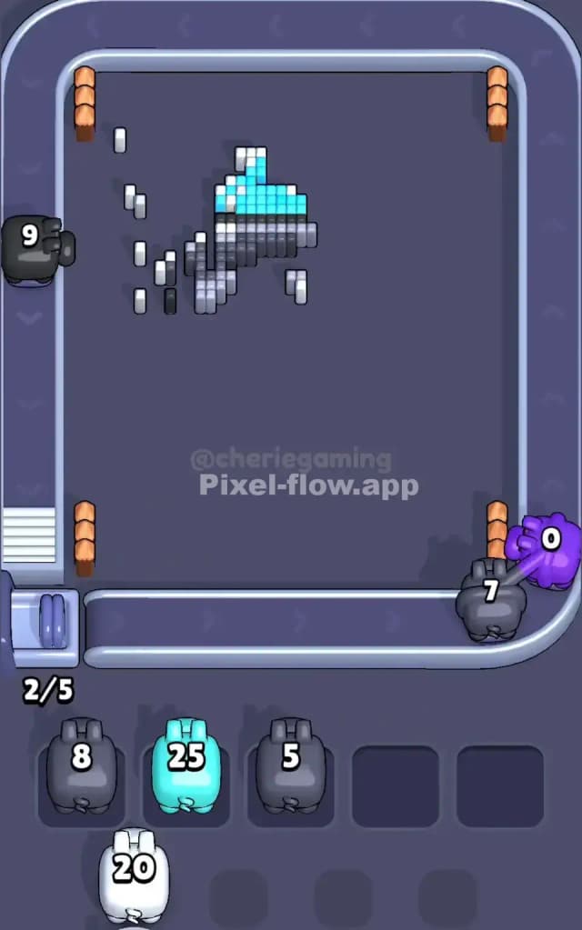 Pixel Flow Level 572 Solution 3