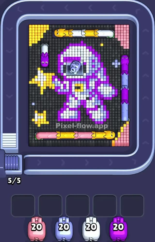 Pixel Flow Level 1131 Gameplay