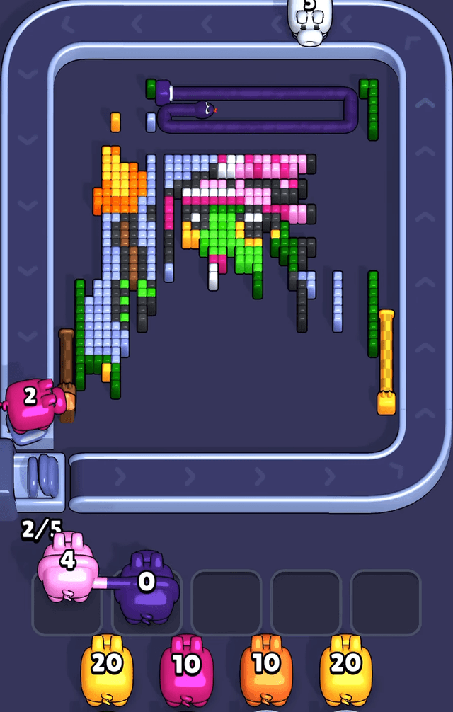 Pixel Flow Level 524 Solution 3