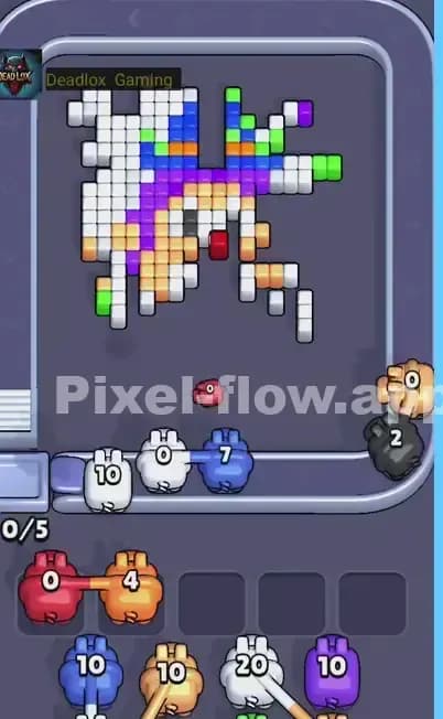 Pixel Flow Level 454 Solution 2