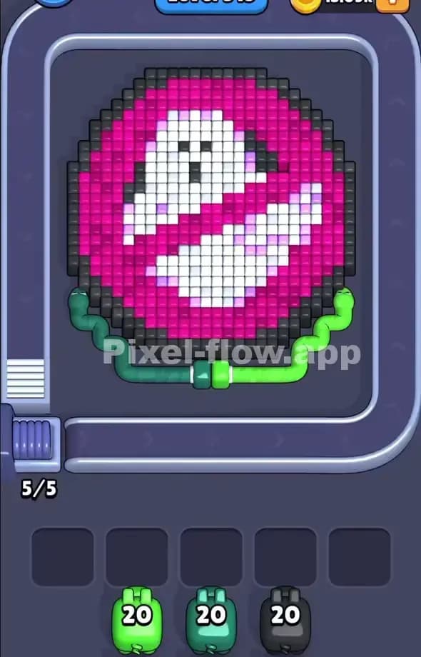 Pixel Flow Level 515 Gameplay