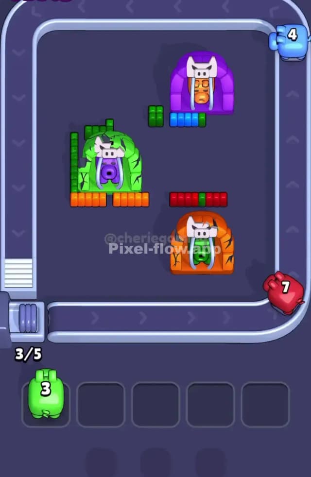 Pixel Flow Level 1702 Solution 3