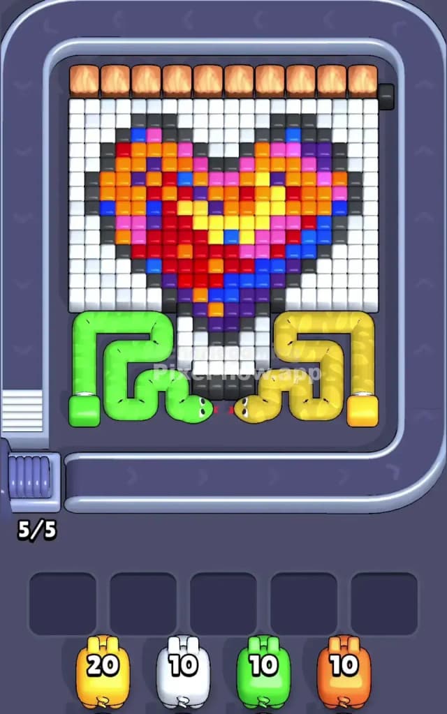 Pixel Flow Level 313 Gameplay