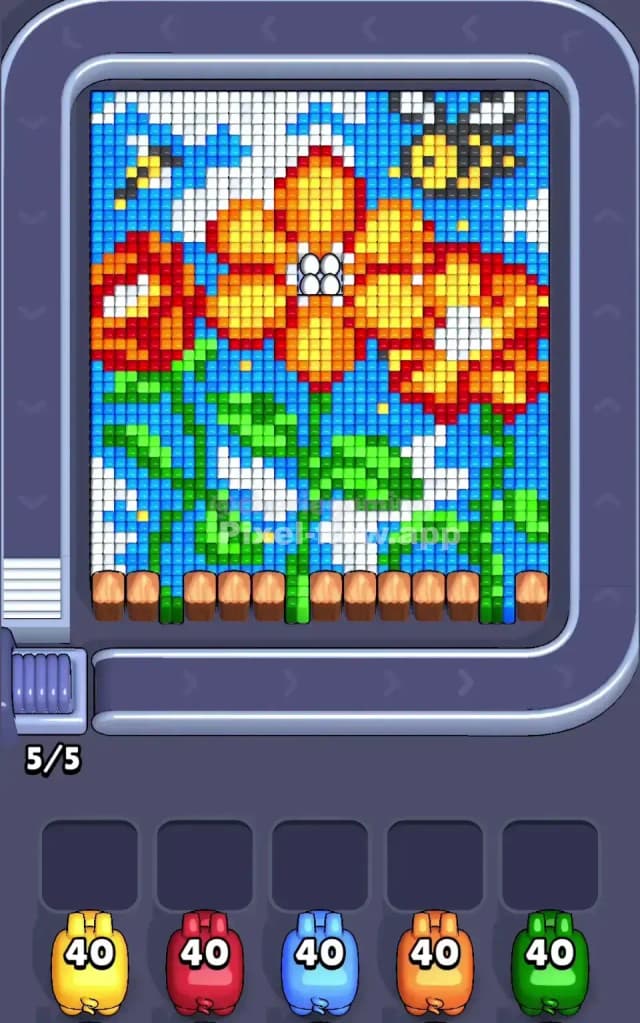 Pixel Flow Level 651 Gameplay