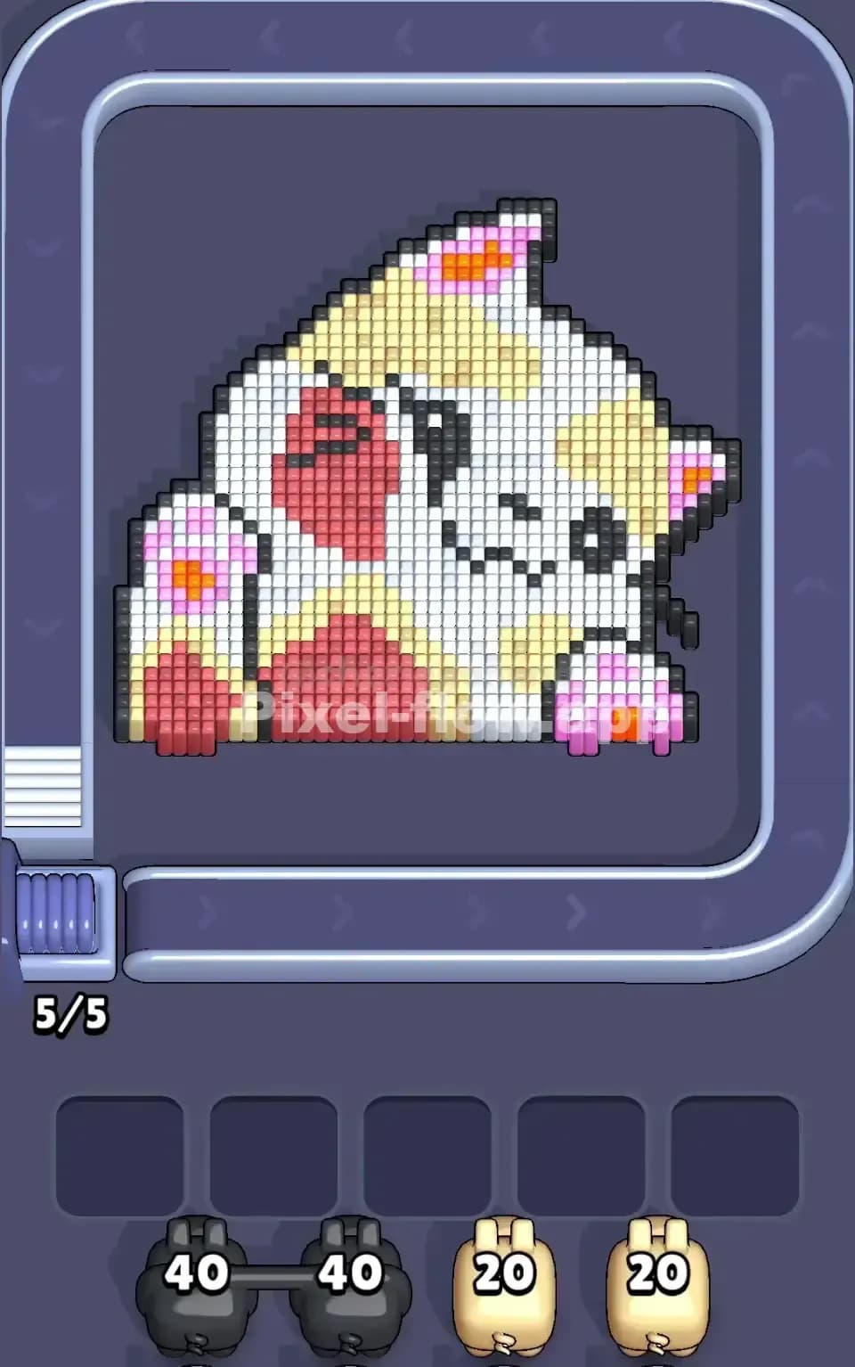 Pixel Flow Level 128 Screenshot