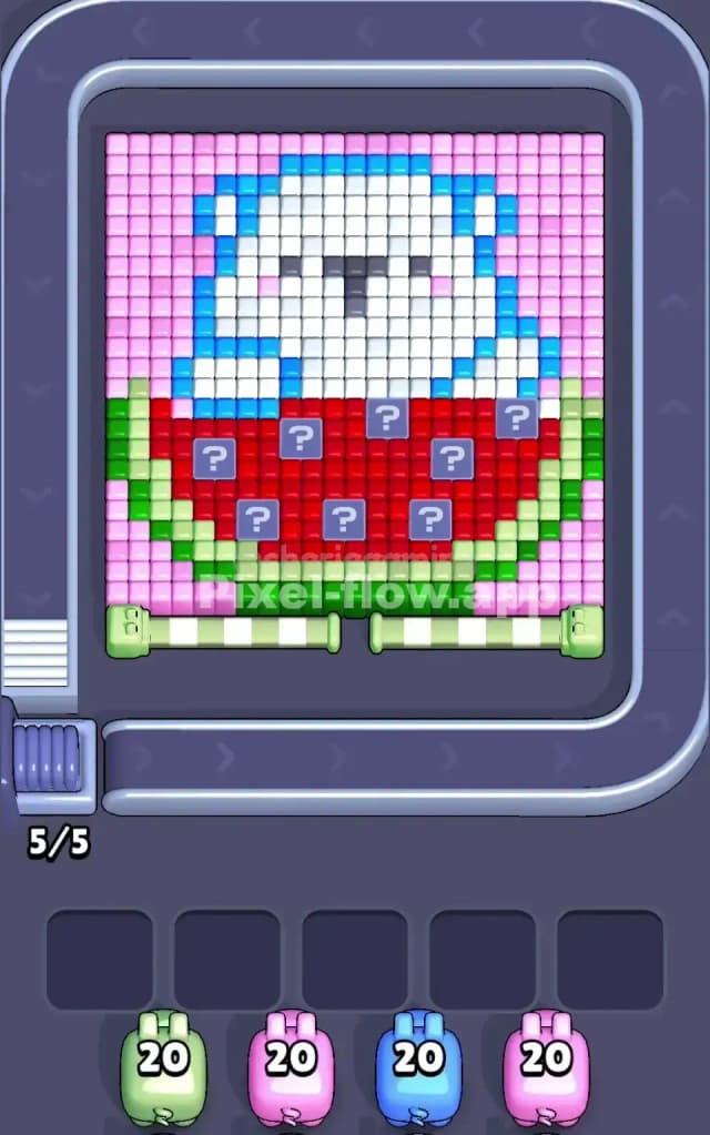 Pixel Flow Level 167 Gameplay