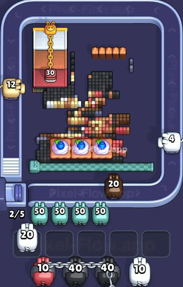 Pixel Flow Level 1159 Solution 2