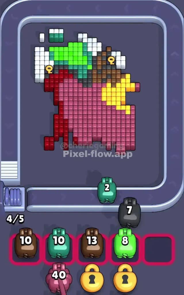 Pixel Flow Level 432 Solution 2