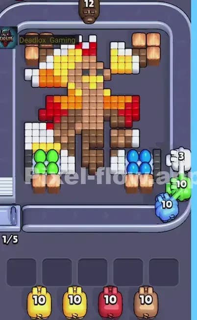 Pixel Flow Level 445 Solution 1