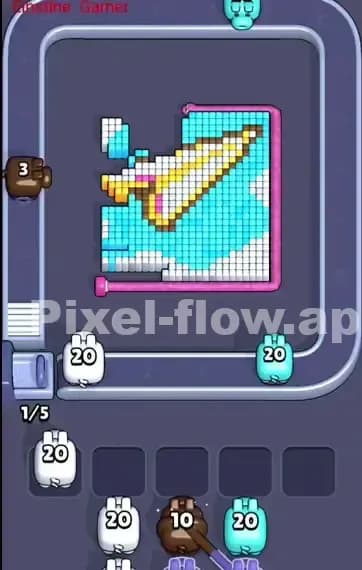 Pixel Flow Level 377 Solution 2