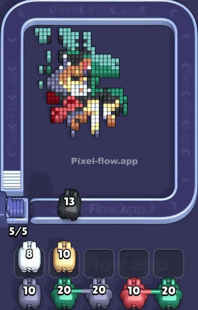 Pixel Flow Level 1498 Solution 2