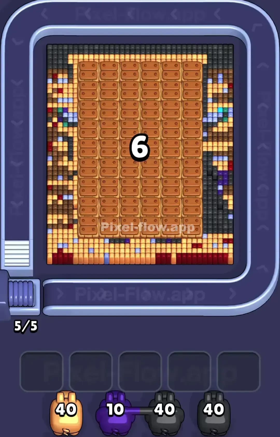 Pixel Flow Level 1600 Screenshot