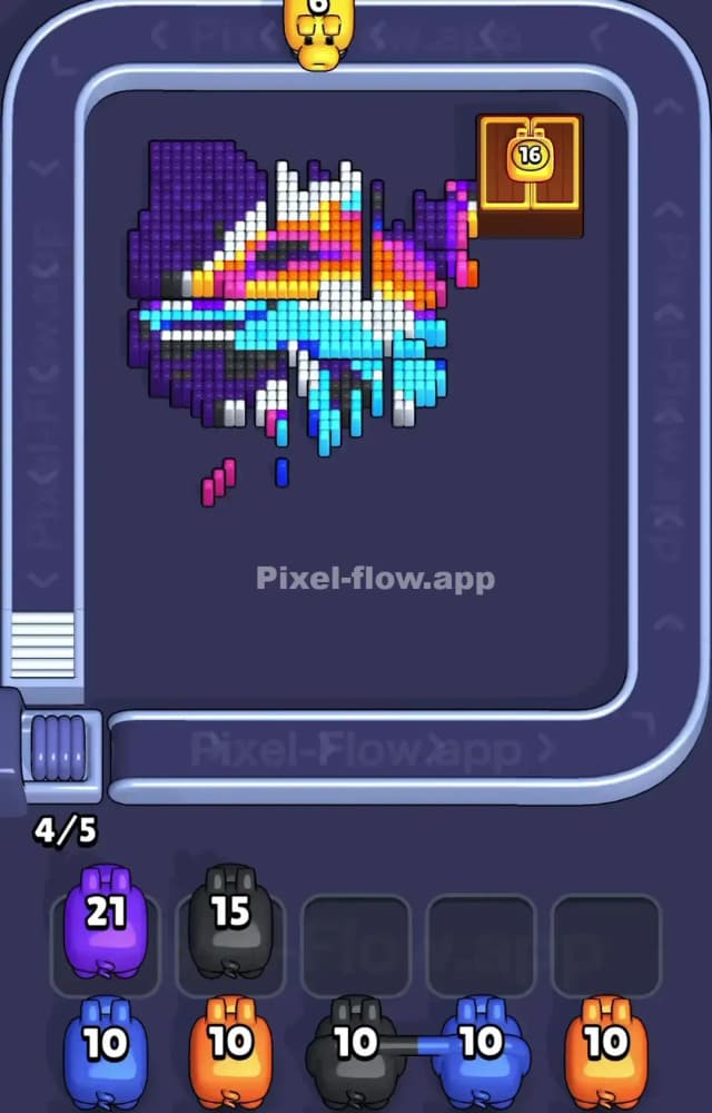 Pixel Flow Level 1185 Solution 2