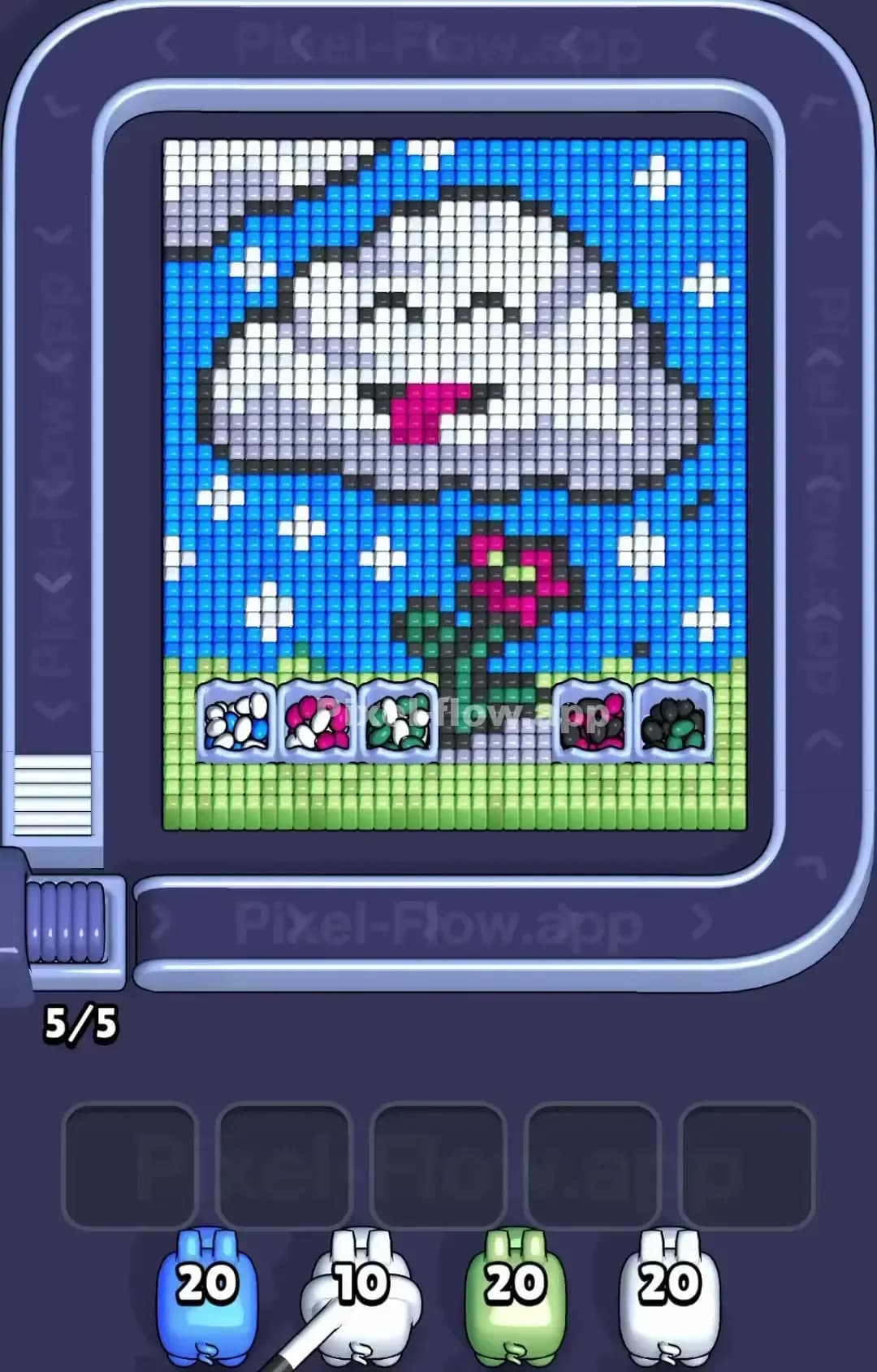 Pixel Flow Level 1333 Screenshot