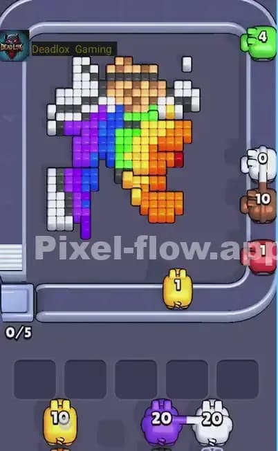 Pixel Flow Level 448 Solution 2