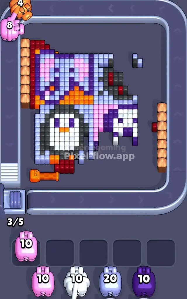 Pixel Flow Level 477 Solution 2