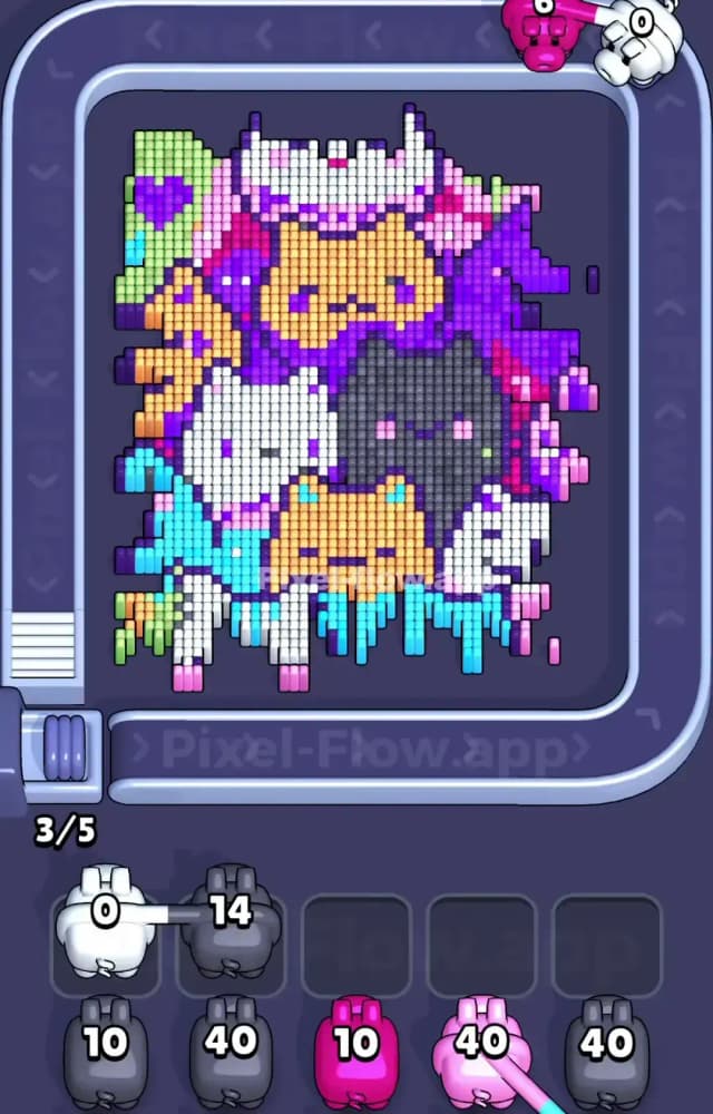 Pixel Flow Level 1055 Solution 1