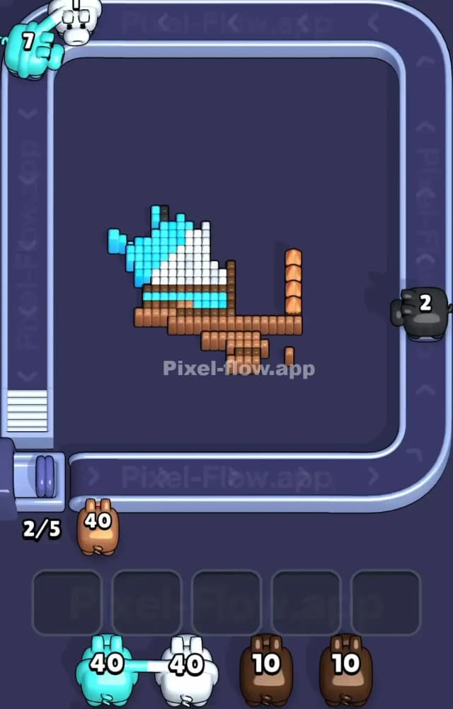Pixel Flow Level 1408 Solution 3