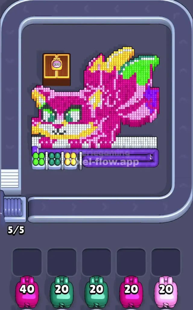 Pixel Flow Level 536 Gameplay