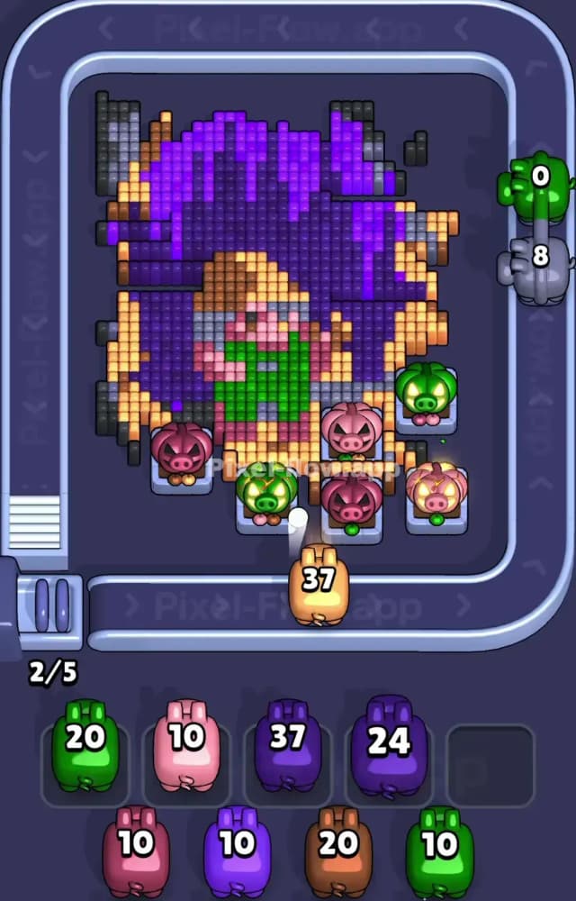 Pixel Flow Level 1589 Solution 1